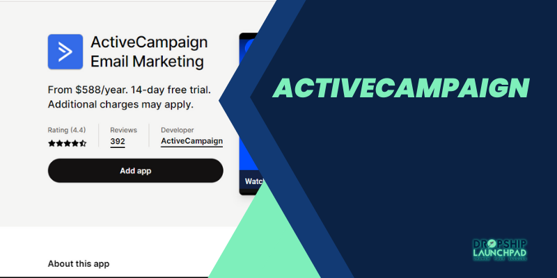ActiveCampaign Best Email Marketing App for E-commerce