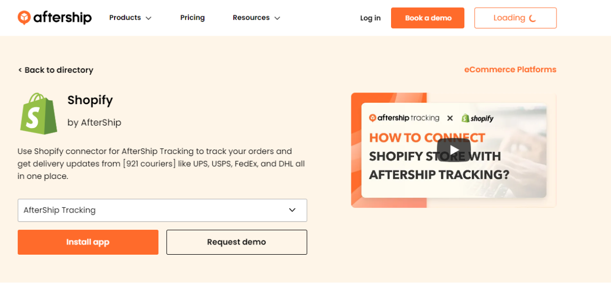 Best Shipping App for Shopify 1: AfterShip Order Tracking & SMS