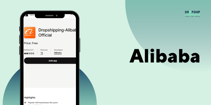 Fastest Dropshipping Suppliers for Shopify: Alibaba