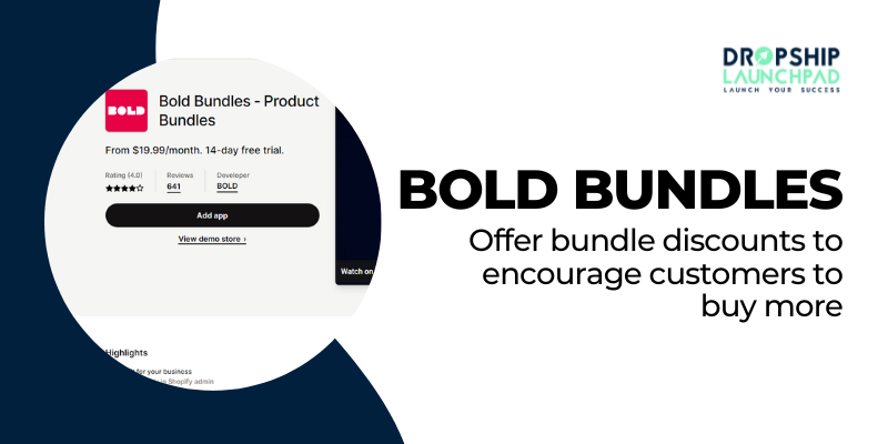 Bold Bundles Offer bundle discounts to encourage customers to buy more