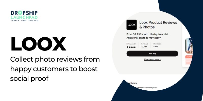 Loox Collect photo reviews from happy customers to boost social proof