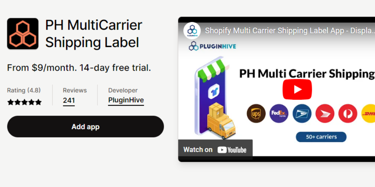 PH Multi-Carrier Shipping