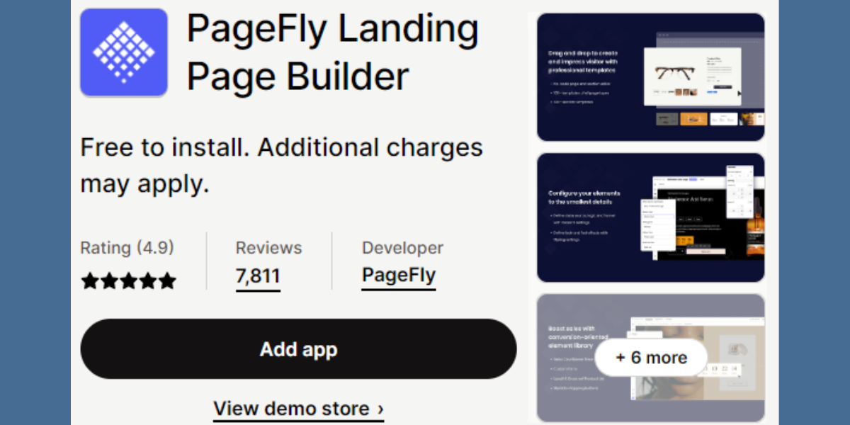 Best Free Shopify Apps: PageFly Landing Page Builder