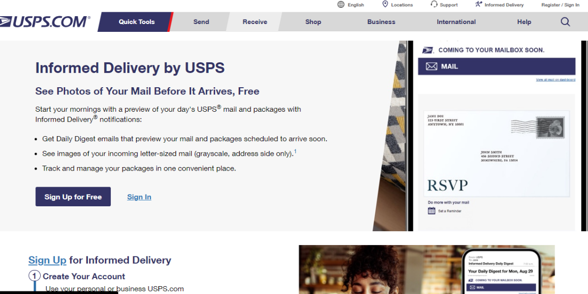 USPS Informed Delivery Easing Customer Expectations