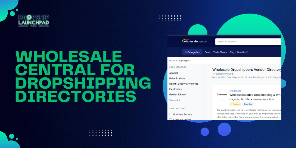 Wholesale Central for dropshipping directories