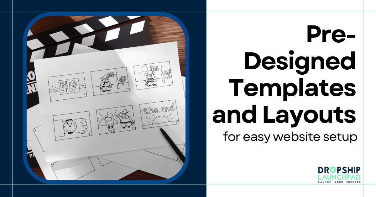 Pre-designed templates and layouts for easy website setup