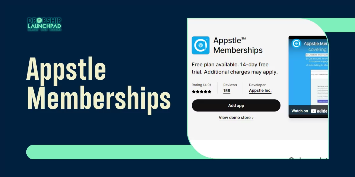 Shopify membership App- Appstle Memberships