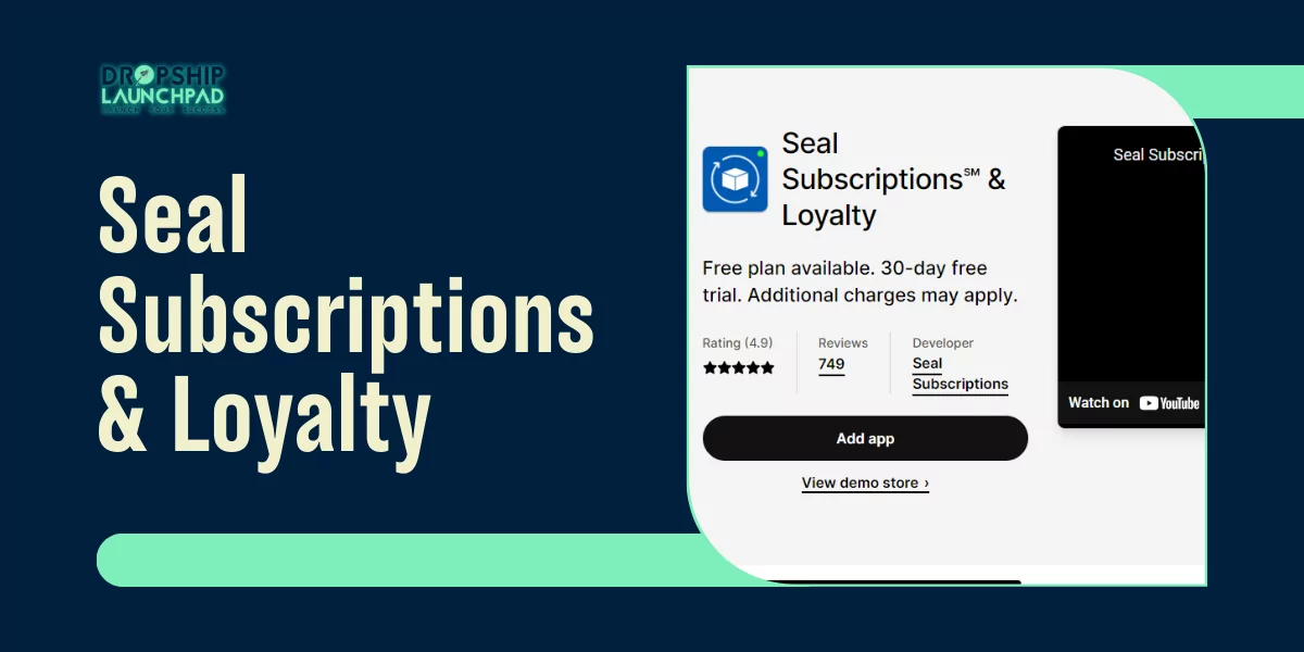 Shopify membership App- Seal Subscriptions & Loyalty