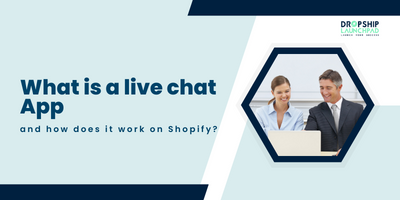 What is a live chat app, and how does it work on Shopify