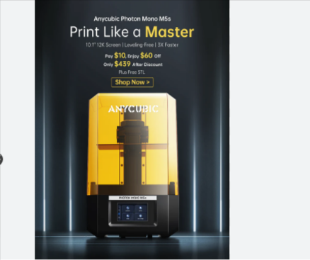 Best 3D Printer Dropshipping Products: Anycubic Photon Mono M5s