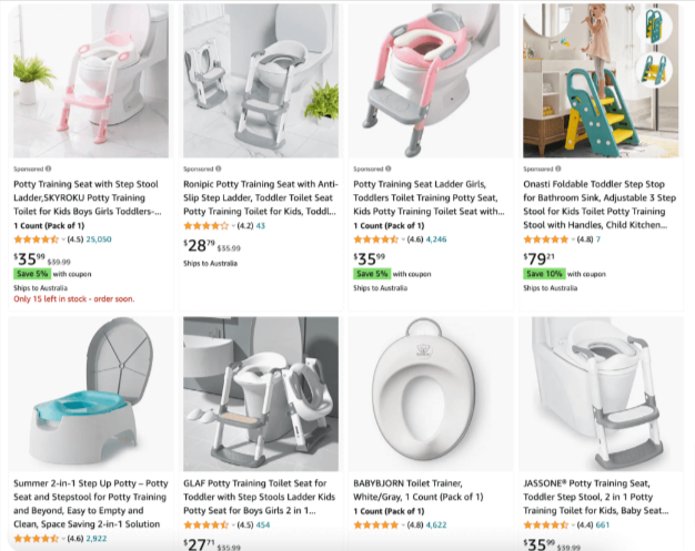 Best dropshipping Baby Products: Baby Potty Trainer With Step