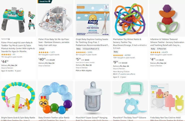 Baby Products and Toys