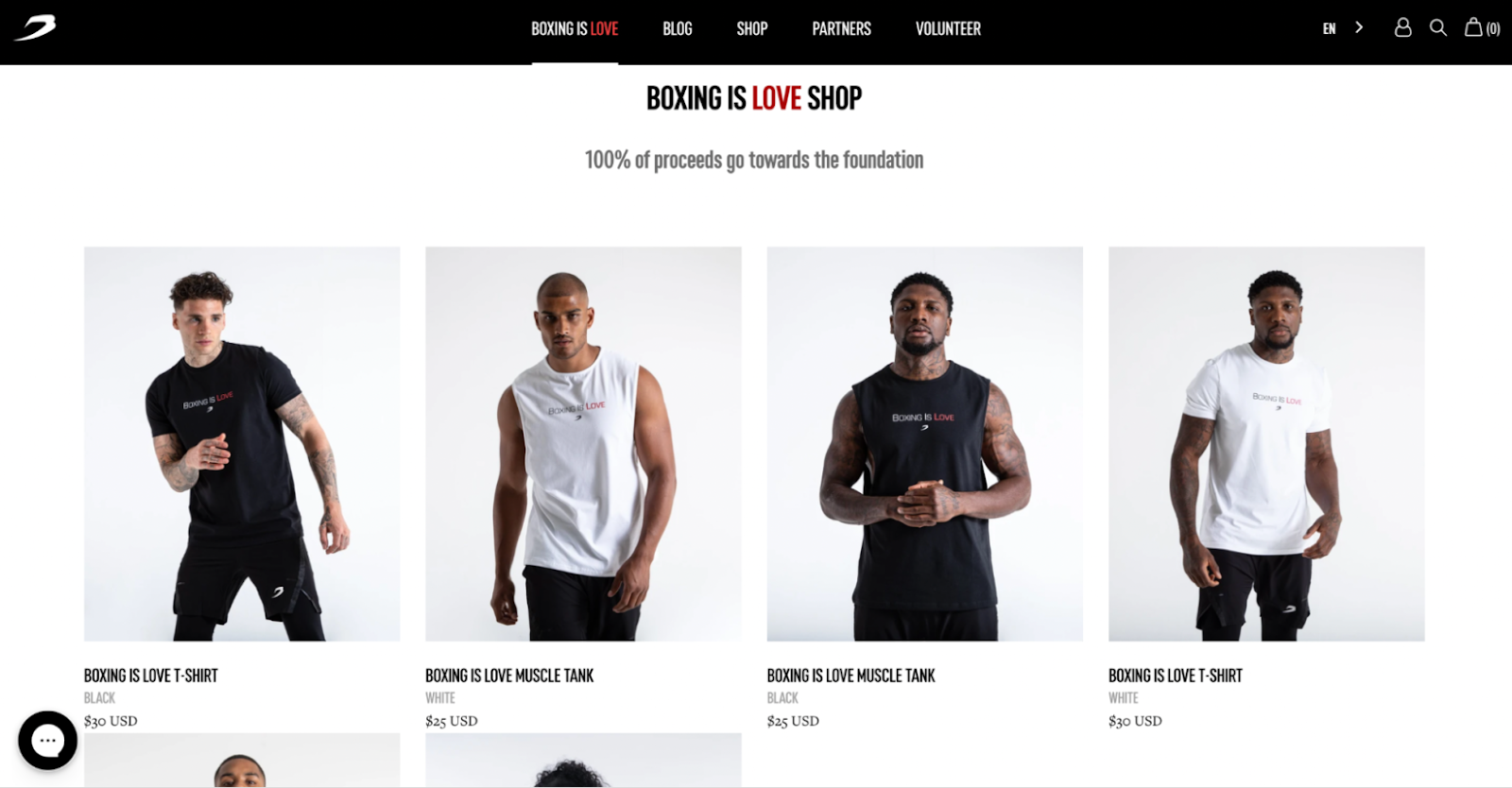 Fitness Shopify Store: Boxraw