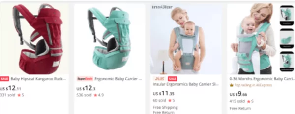 Best dropshipping Baby Products: Ergonomic Baby Carrier