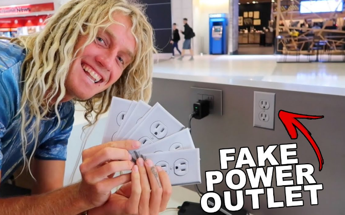 Best Prank Toys for Dropshipping 4: Fake Outlet Stickers