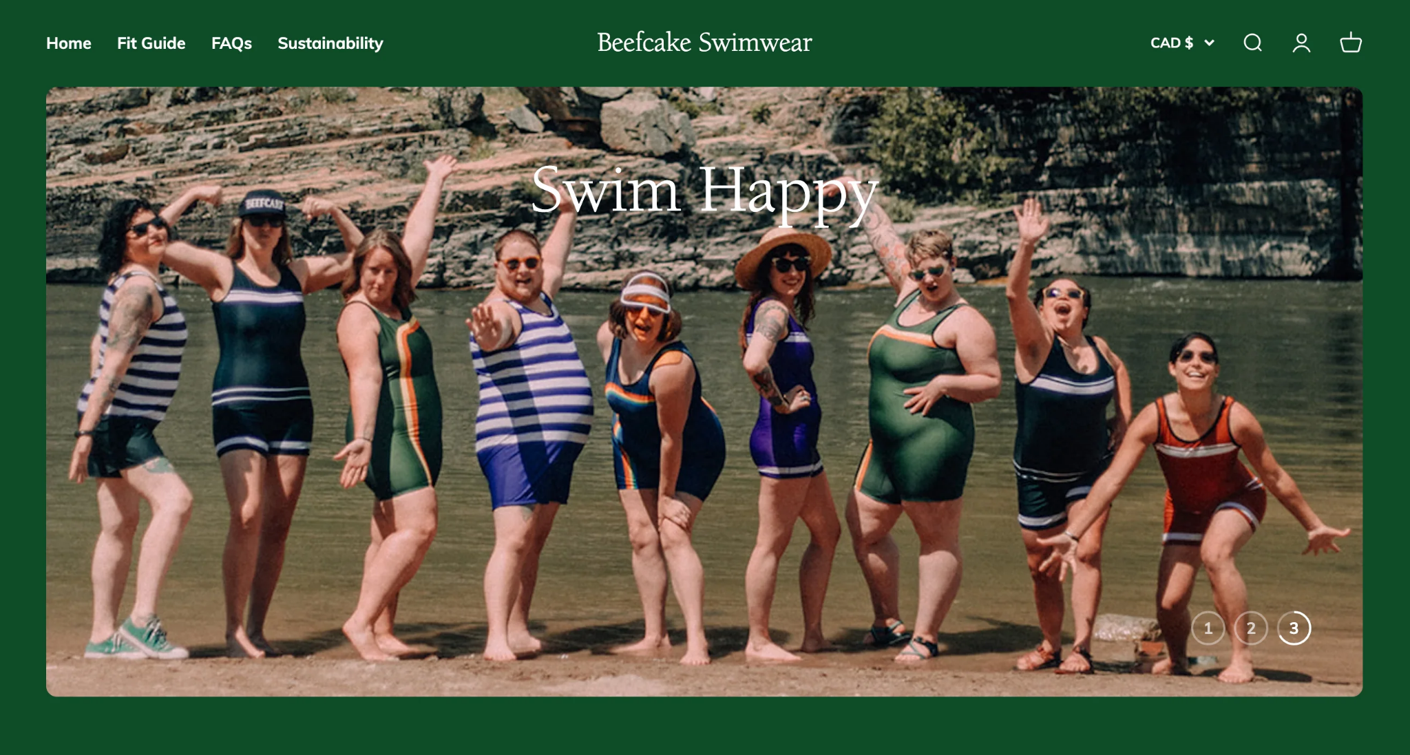 Fashion dropshipping Shopify: Beefcake Swimwear