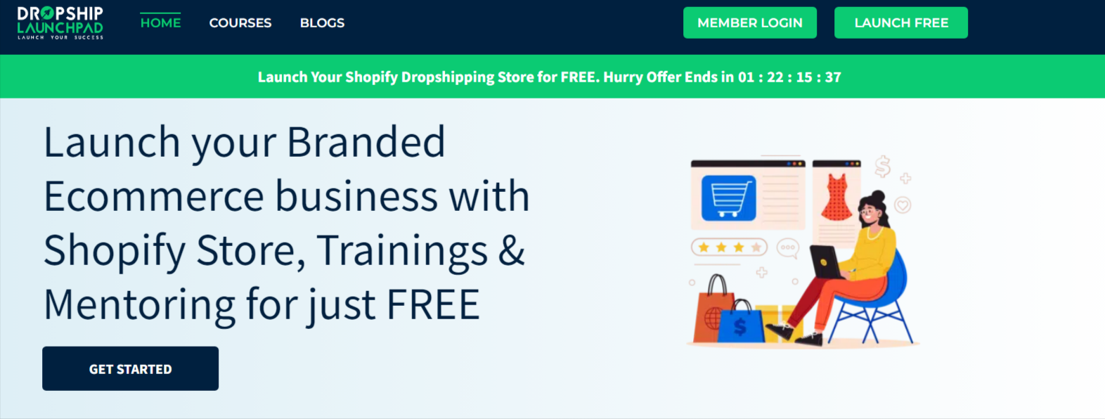 Free Premium Shpofiy websites: DROPSHIP LAUNCHPAD