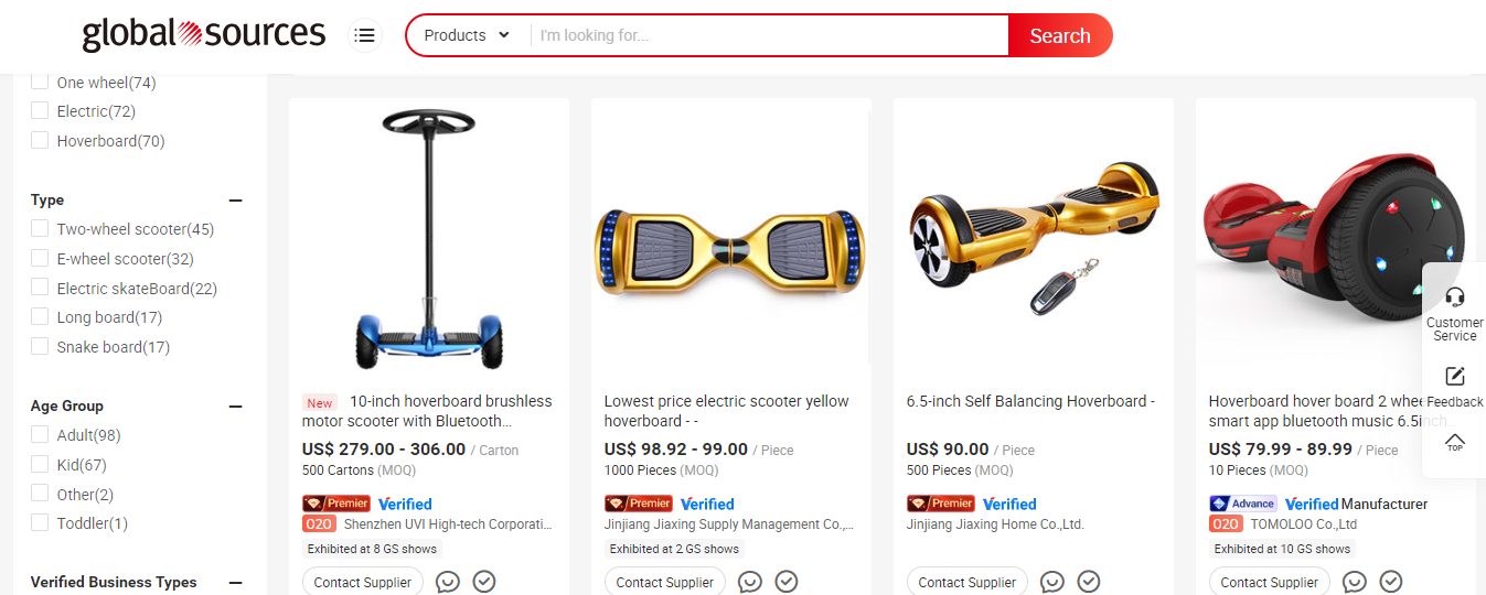 Best Hoverboard Dropshipping Suppliers: Global Sources