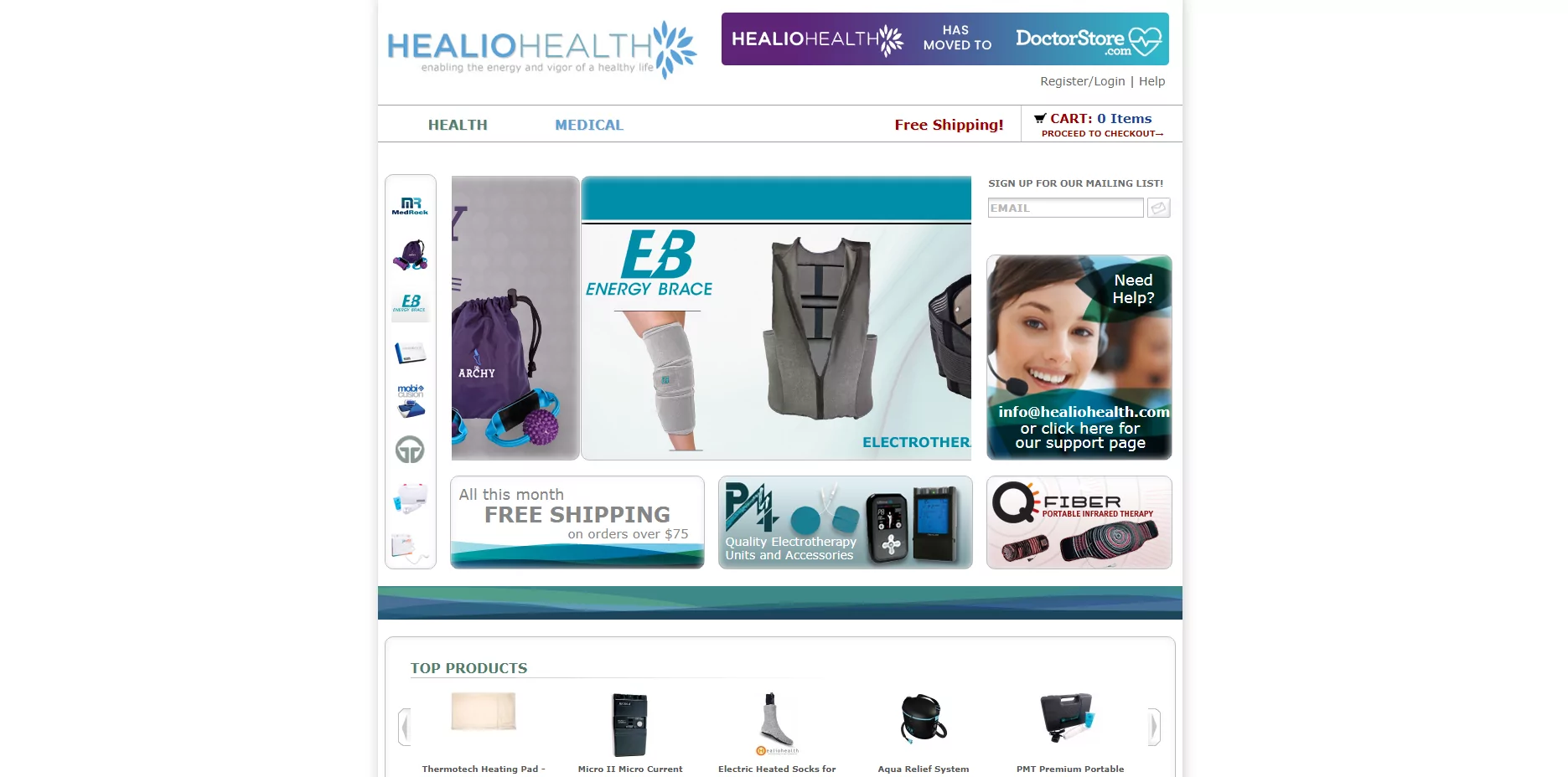 Best Fitness Dropshipping Suppliers 4: HealioHealth