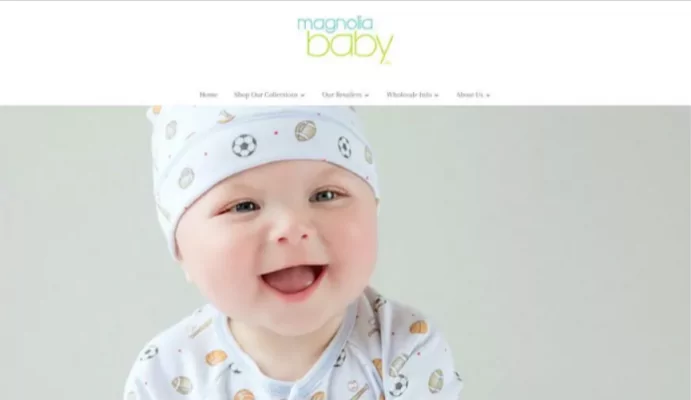Baby dropshipping stores: MagnoliaBaby.com