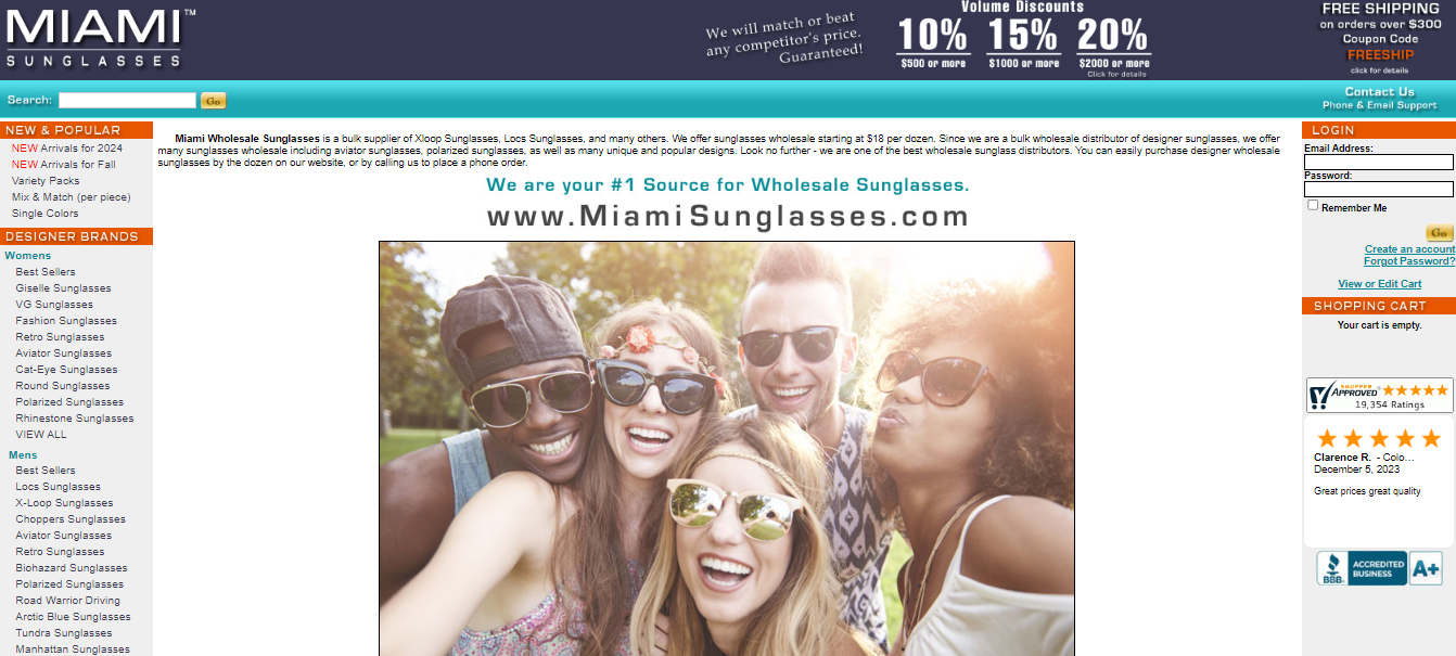 Miami Sunglasses - A South African Oasis for Stylish Eyewear Dropshipping