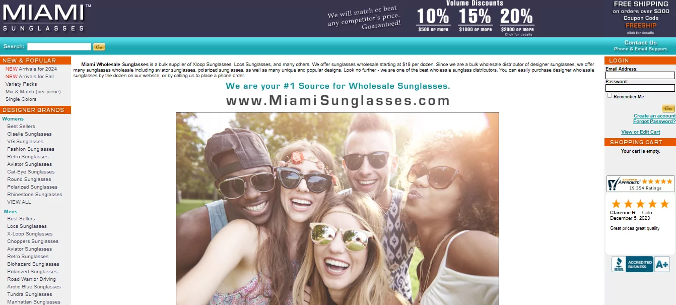 Miami Sunglasses - A South African Oasis for Stylish Eyewear Dropshipping