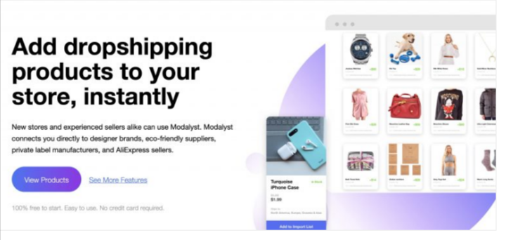 Free Dropshipping Suppliers for Shopify: Modalyst