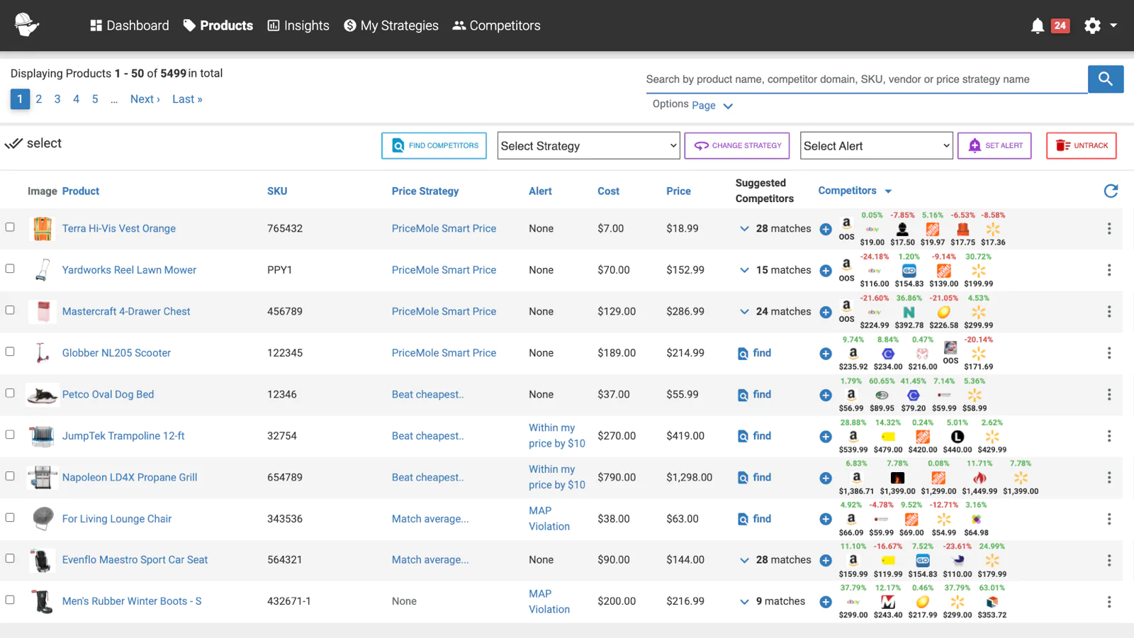 Monitor Competitor Pricing and Strategies