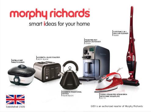 Shopify kitchen stores: Morphy Richards