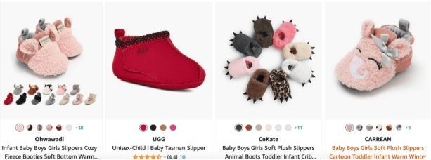 Best dropshipping Baby Products: Newborn Baby Slippers