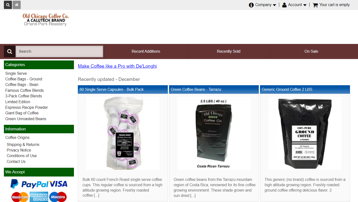 Best Coffee Dropshipping Suppliers: Old Chicago Coffee Co - Private Label