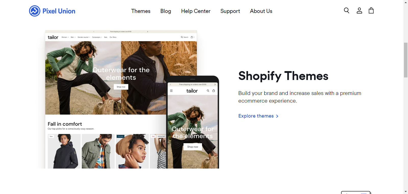 Turnkey Shopify Store provider: Pixel Union
