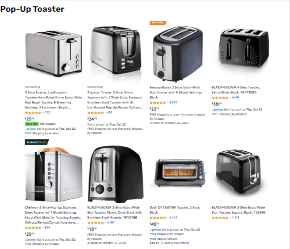 Best dropshipping kitchen products: Pop-Up Toaster