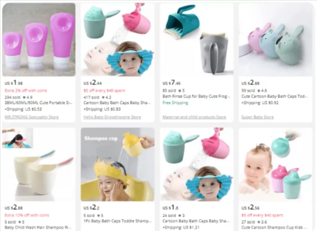 Best dropshipping Baby Products: Shampoo Cup for Baby