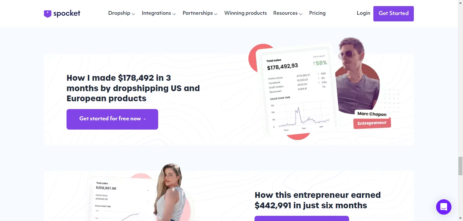 Best Dropshipping websites: Spocket