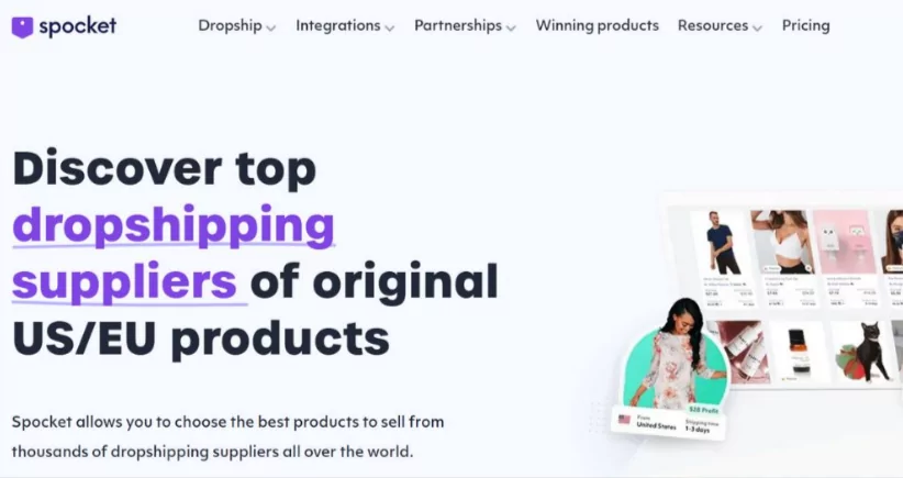 Indian Dropshipping Suppliers for Shopify: Spocket