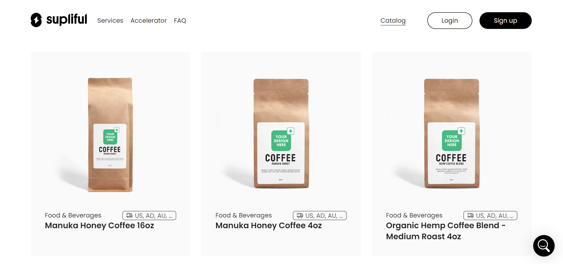 Best Coffee Dropshipping Suppliers: Supliful - Private Label