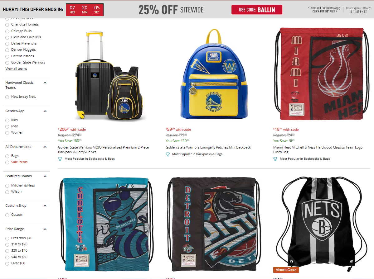 Best NBA Merchandise Dropshipping Products: Top-Selling NBA Bags and Backpacks