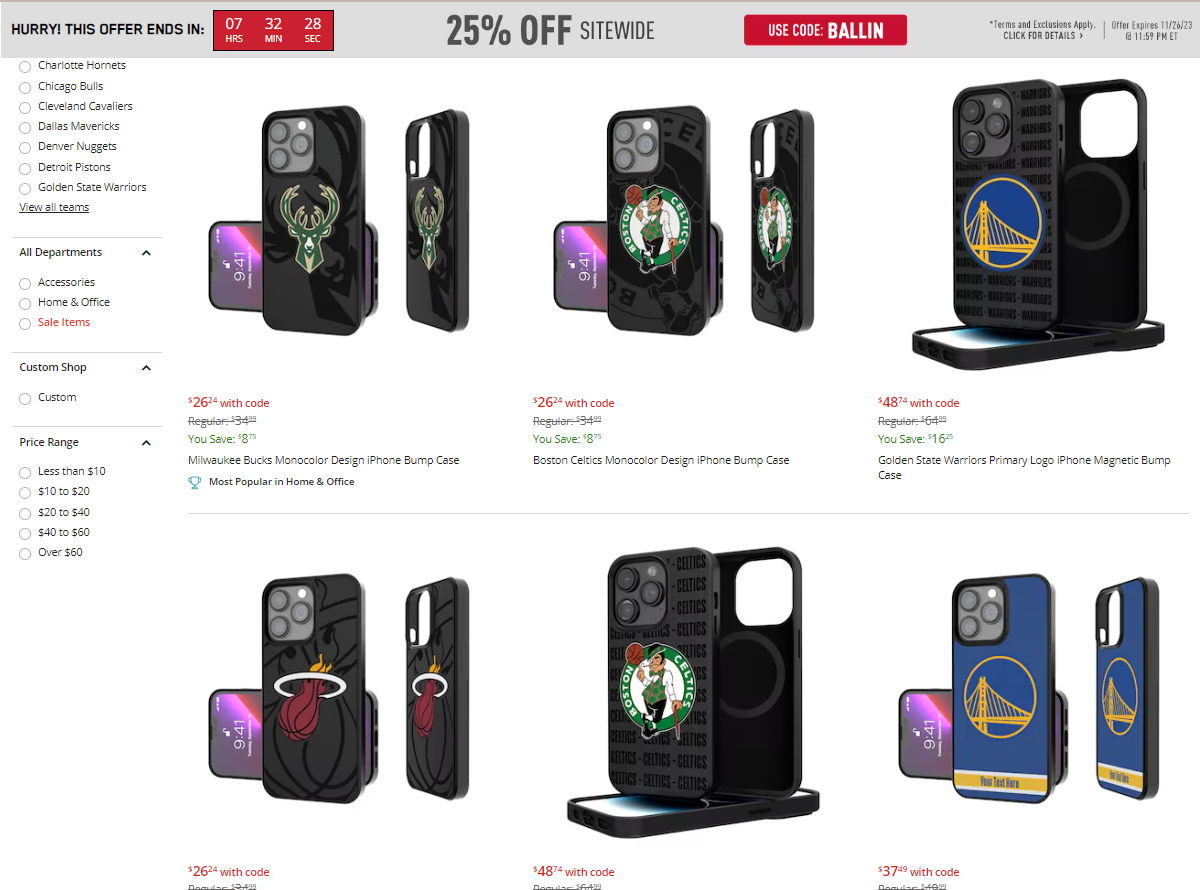 Best NBA Merchandise Dropshipping Products: Top-Selling NBA Phone Cases