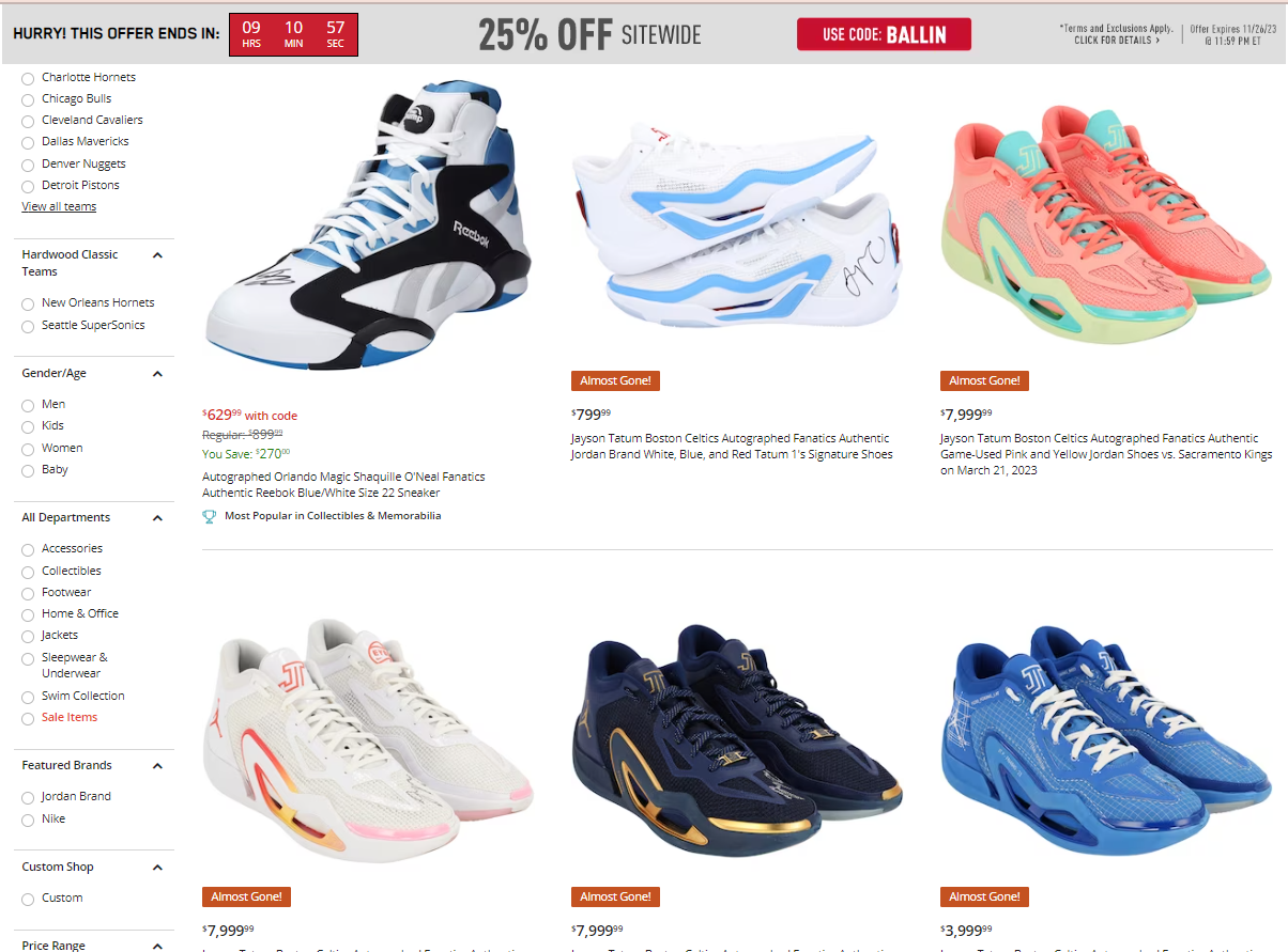 Top-Selling NBA Shoes: