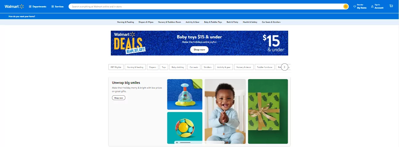 Best Baby Products Dropshipping Suppliers: Walmart