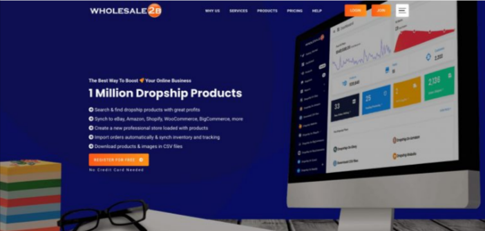 Free Dropshipping Suppliers for Shopify: Wholesale2B