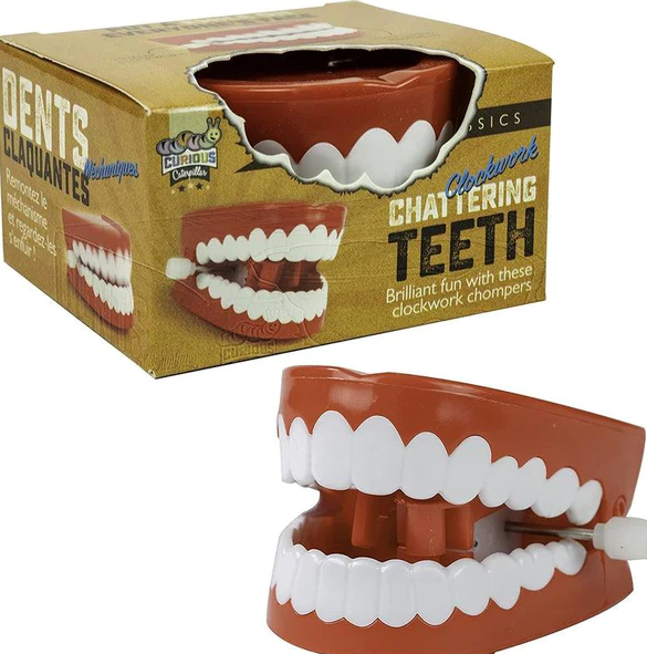 Best Prank Toys for Dropshipping 8: Wind-Up Chattering Teeth