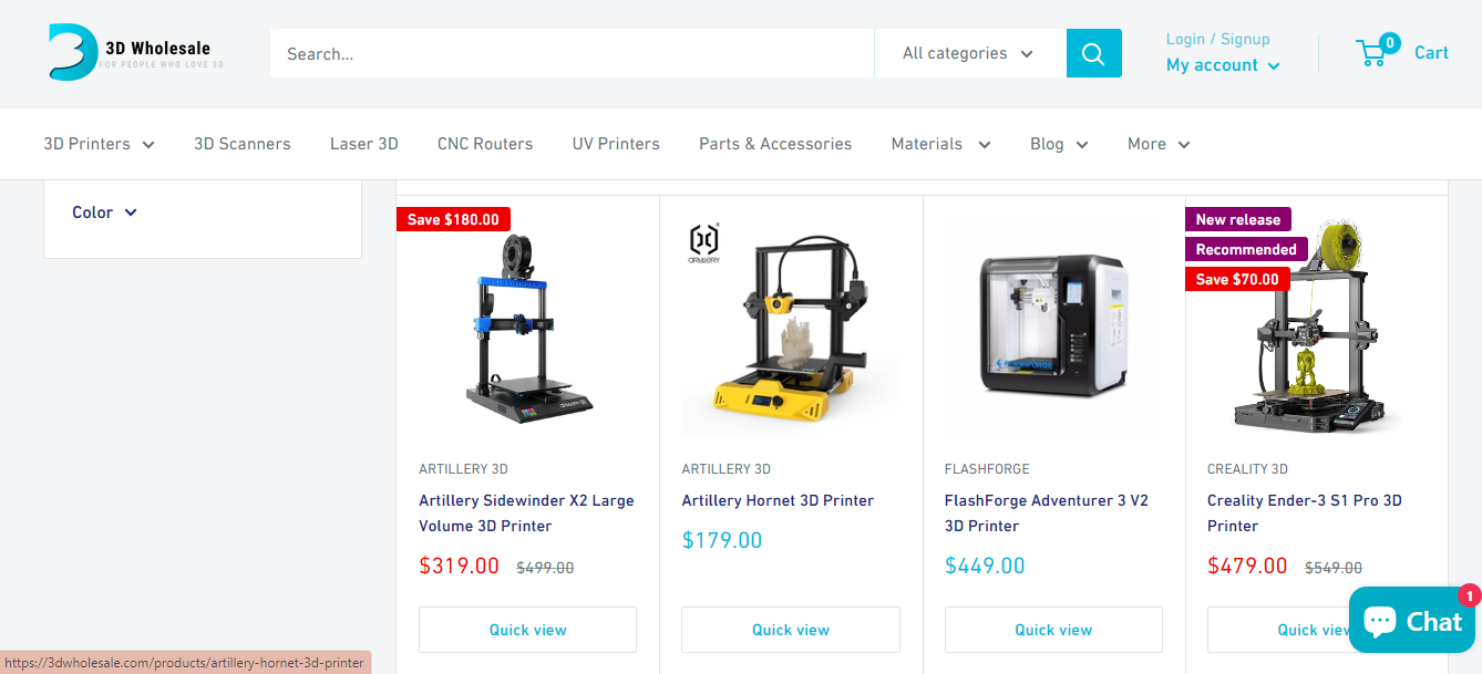 Best 3D Printer Dropshipping Suppliers: 3D Wholesale
