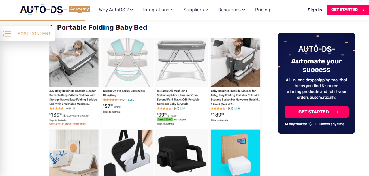 AutoDS Warehouse: Elevate Your Dropshipping Game with Exclusive New Mom Products