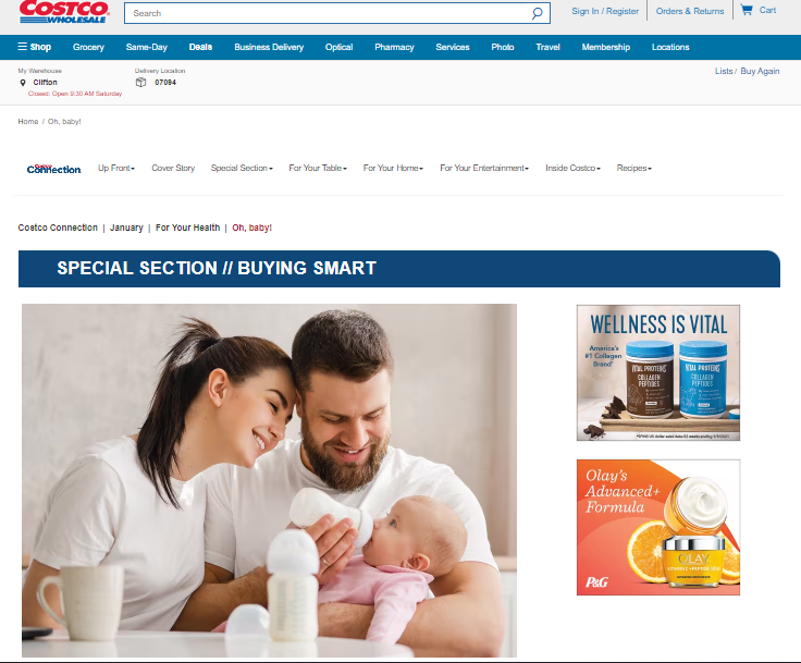 Costco: Elevating Baby Product Dropshipping with Quality and Savings