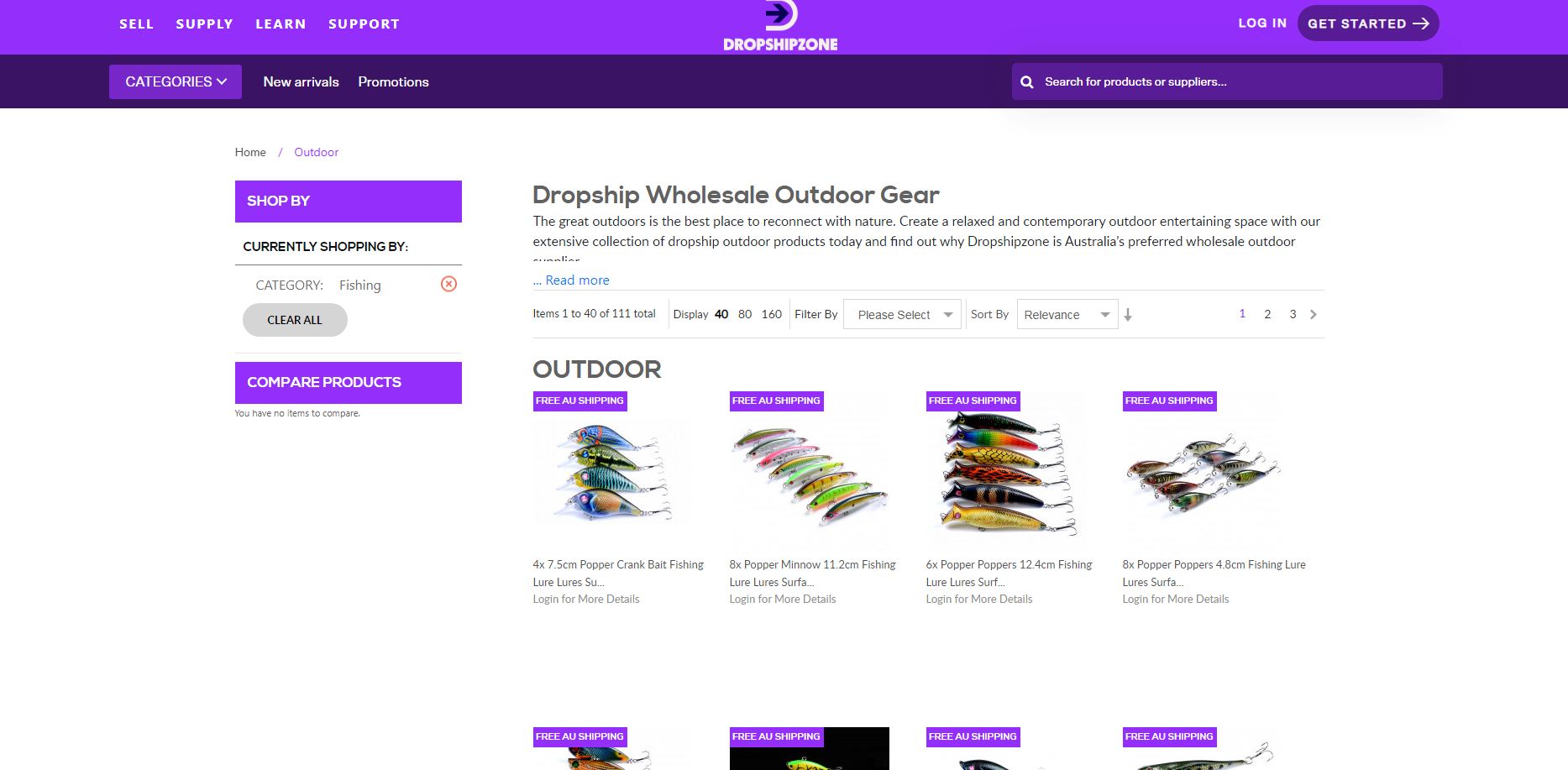 Best Fishing Accessories Dropshipping Suppliers 8: Dropshipzone