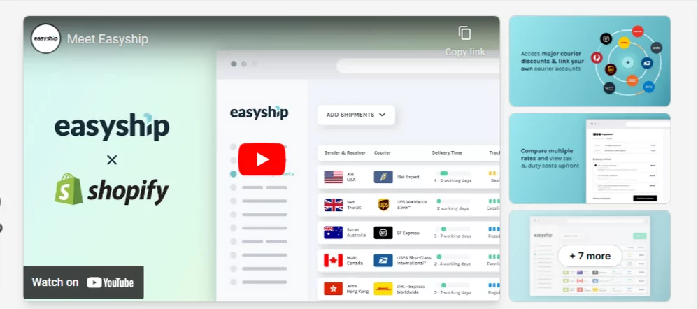 Best Shopify Shipping Apps: Easyship