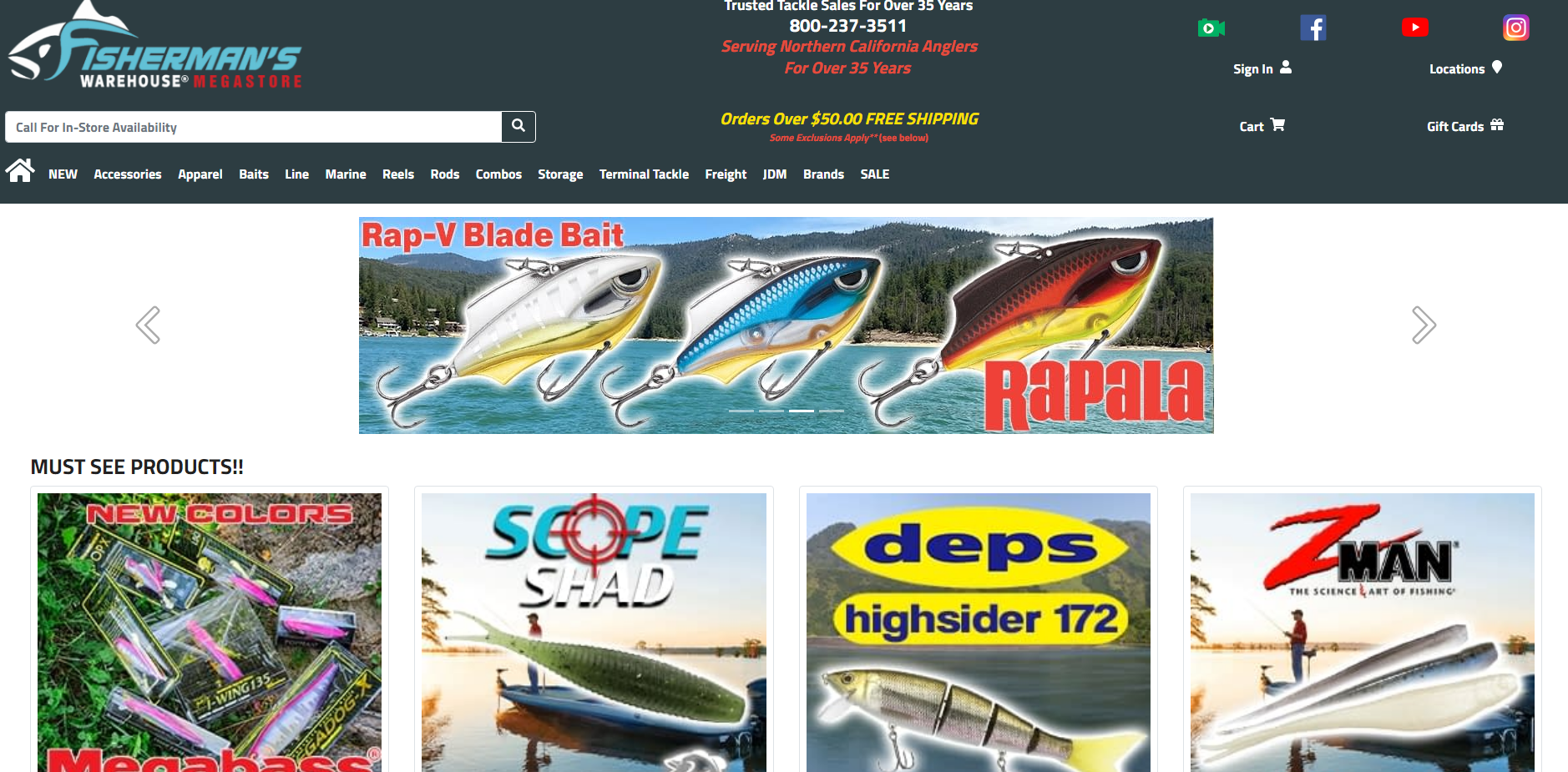 Best Fishing Accessories Dropshipping Suppliers 4: Fisherman's Wholesale