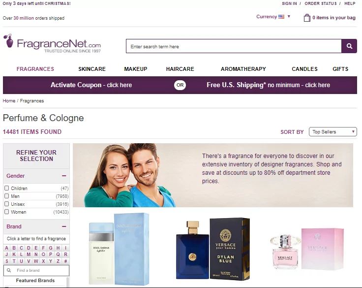 FragranceNet: Nurturing Fragrance Excellence with a Comprehensive Range